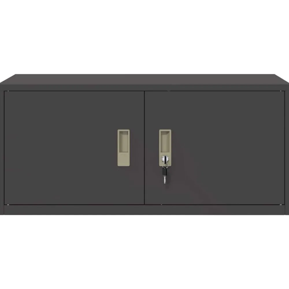 vidaXL Armario de almacenamiento 90 x 40 x 40 cm Acero Negro Best