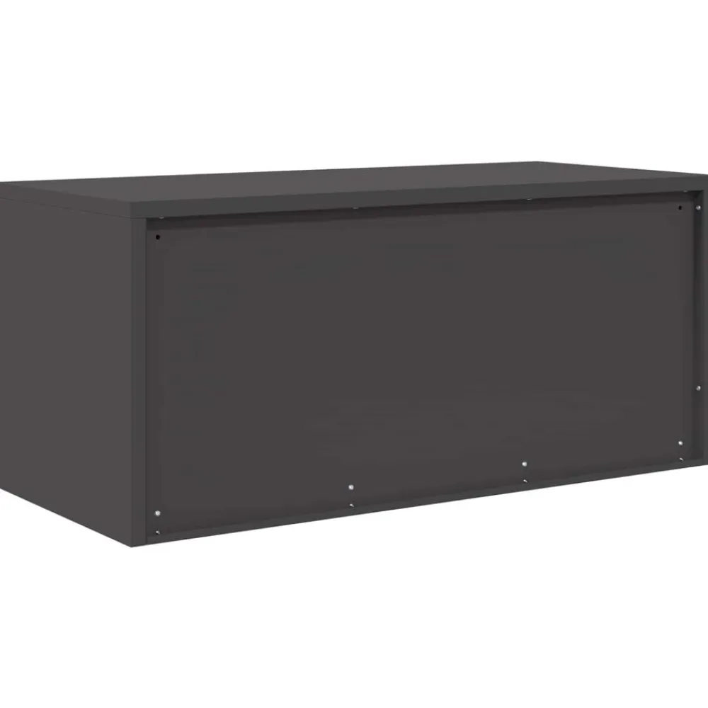 vidaXL Armario de almacenamiento 90 x 40 x 40 cm Acero Negro Best