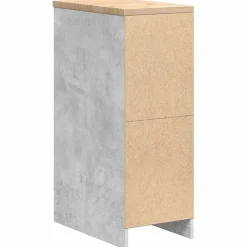 vidaXL Almacenamiento Industrial-Armario de almacenamiento para garaje Roble Sonoma 30x51x85 cm