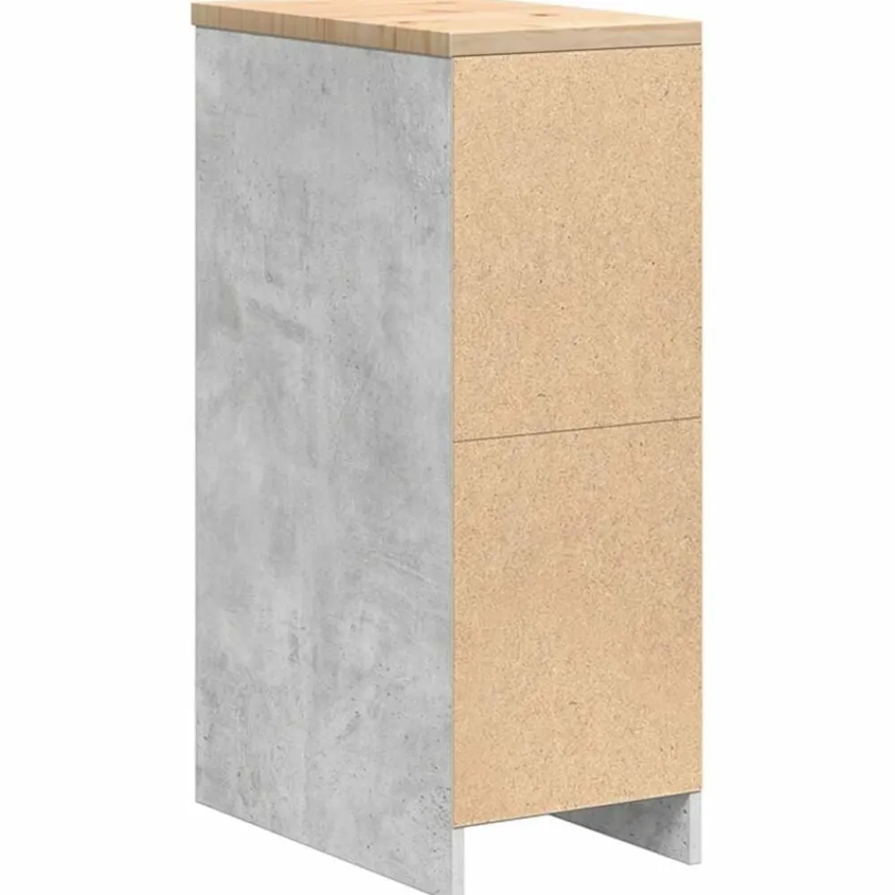 vidaXL Almacenamiento Industrial-Armario de almacenamiento para garaje Roble Sonoma 30x51x85 cm