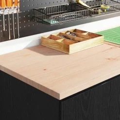vidaXL Armario de almacenamiento para garaje 60x51x85 cm Negro Discount