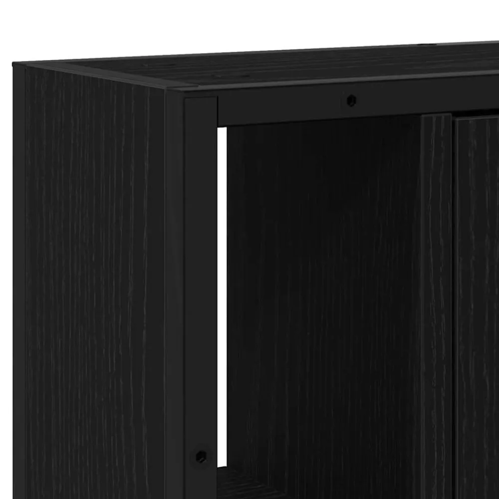 vidaXL Armarios Y Almacenamiento-Armario de baño con espejo de madera de ingeniería de 60x16x60 cm