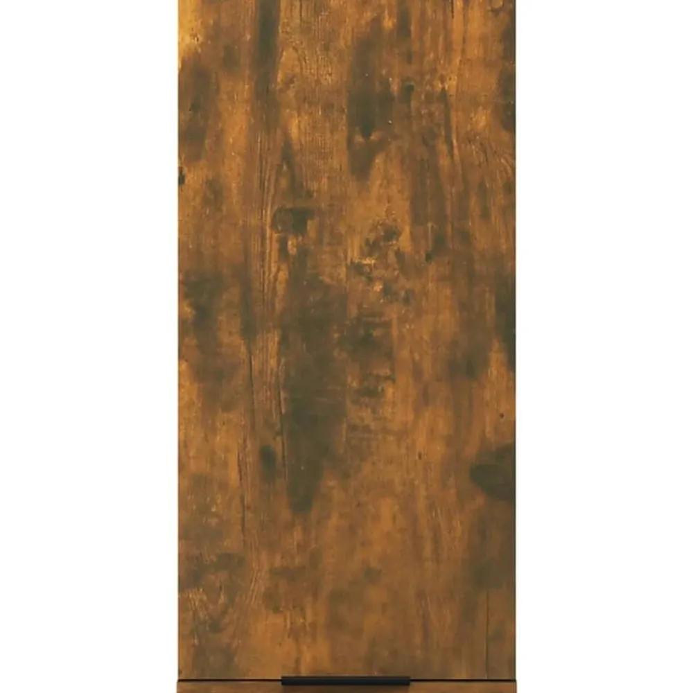 vidaXL Armario de baño de pared color 32x20x67 cm Roble ahumado Hot
