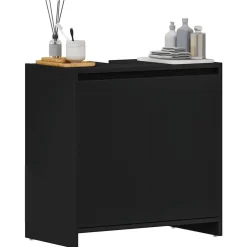 vidaXL Conjuntos De Muebles-Armario de baño madera contrachapada 60x33x61 cm