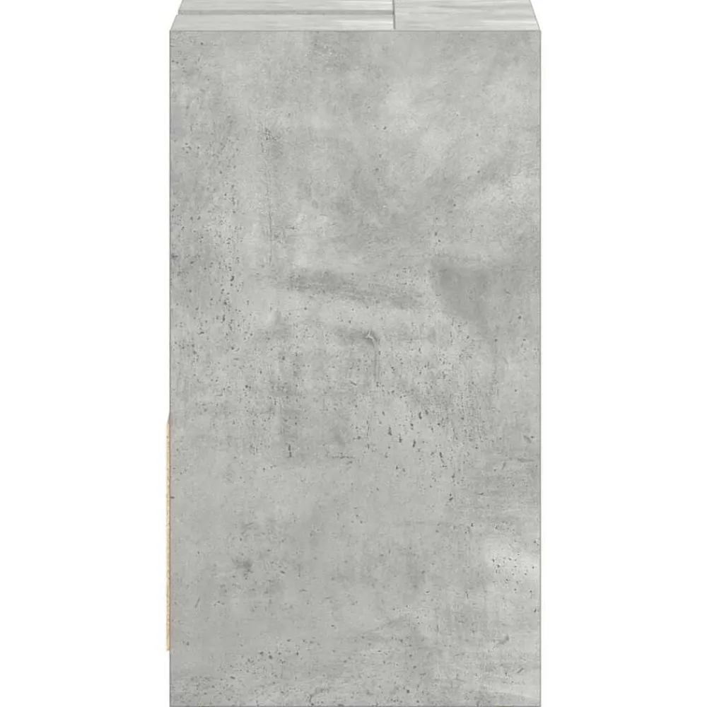 vidaXL Armario de baño madera contrachapada gris hormigón 60x33x61 cm Gris hormigón Sale