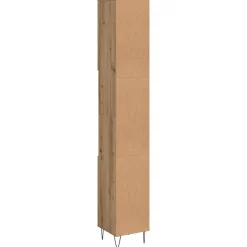 vidaXL Armario de baño madera contrachapada 30x30x190 cm Roble artisan Online