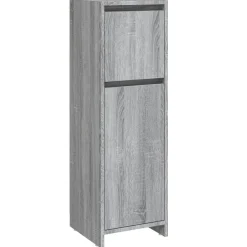 vidaXL Conjuntos De Muebles-Armario de baño madera contrachapada 30x30x95 cm