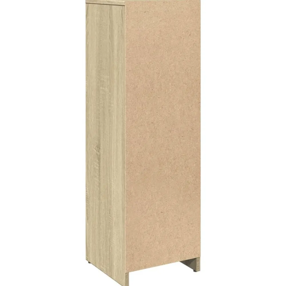 vidaXL Armario de baño madera contrachapada color roble 30x30x95 cm Roble Sonoma Best
