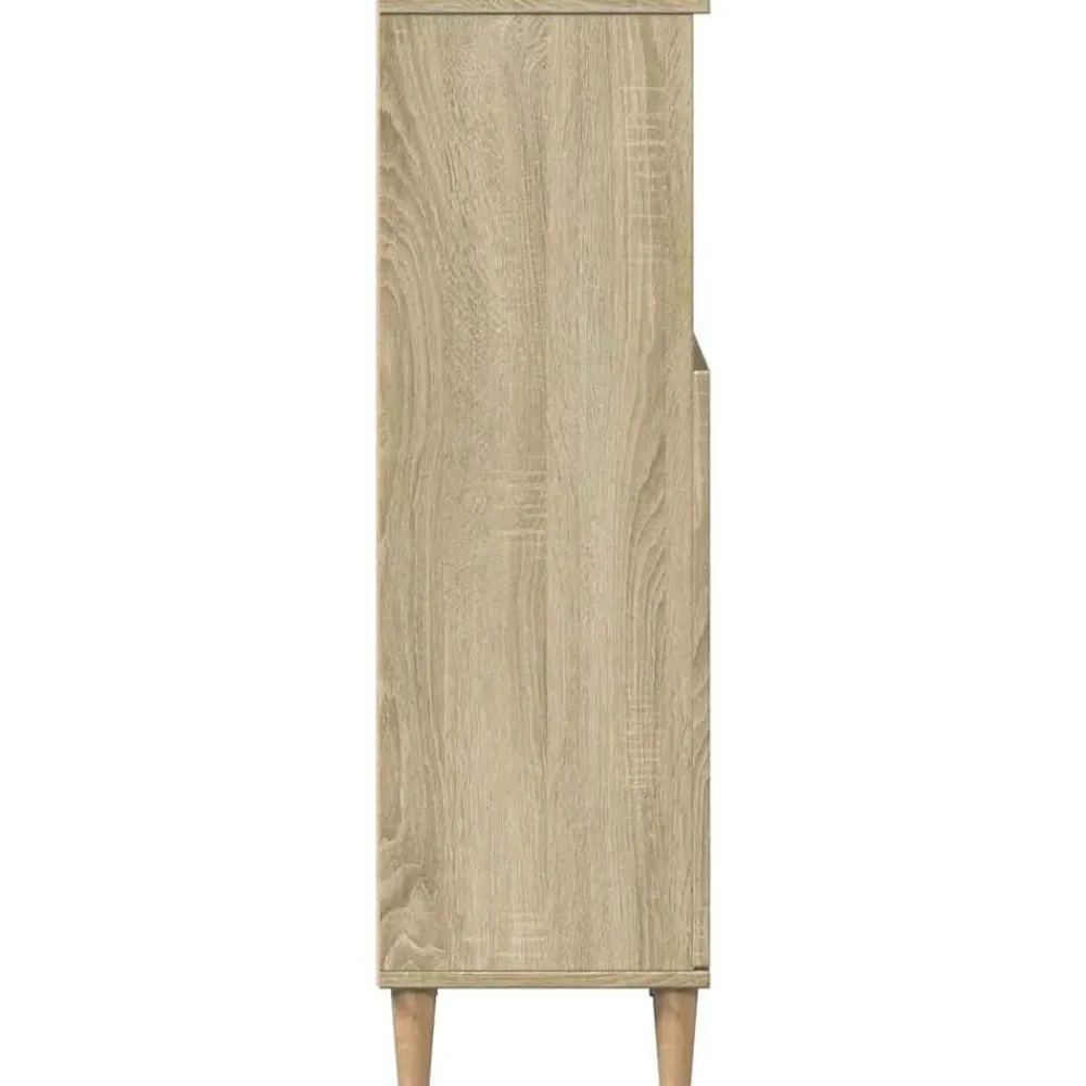 vidaXL Armarios Y Almacenamiento-Armario de baño madera contrachapada 30x30x100 cm