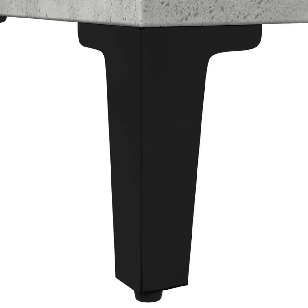 vidaXL Armario de baño madera contrachapada gris hormigón 30x30x190 cm New