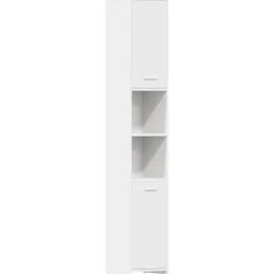 vidaXL Conjuntos De Muebles-Armario de baño madera contrachapada 30x30x183,5 cm