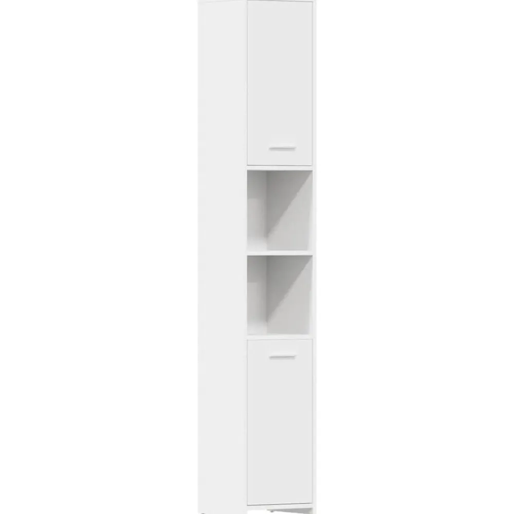 vidaXL Conjuntos De Muebles-Armario de baño madera contrachapada 30x30x183,5 cm