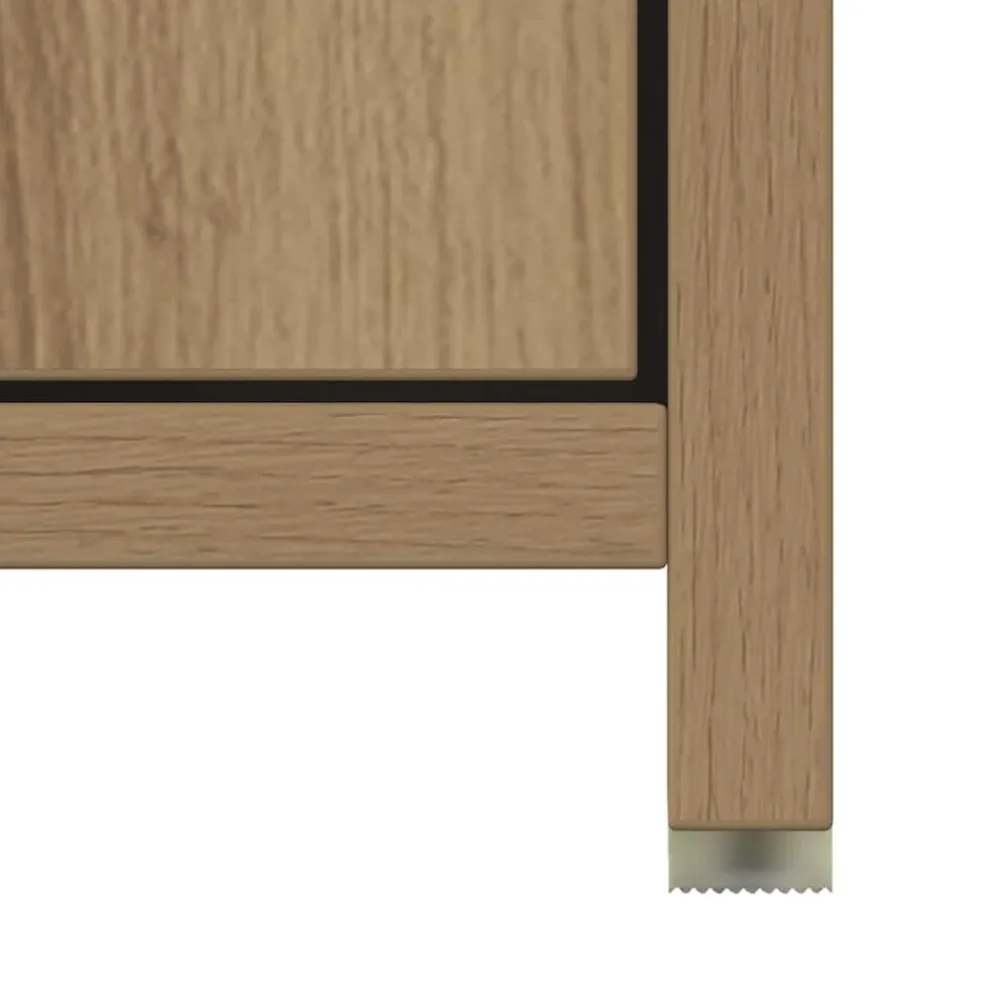 vidaXL Conjuntos De Muebles-Armario de baño madera ingeniería roble artisan 30x30x183,5 cm
