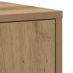 vidaXL Conjuntos De Muebles-Armario de baño madera ingeniería roble artisan 30x30x183,5 cm