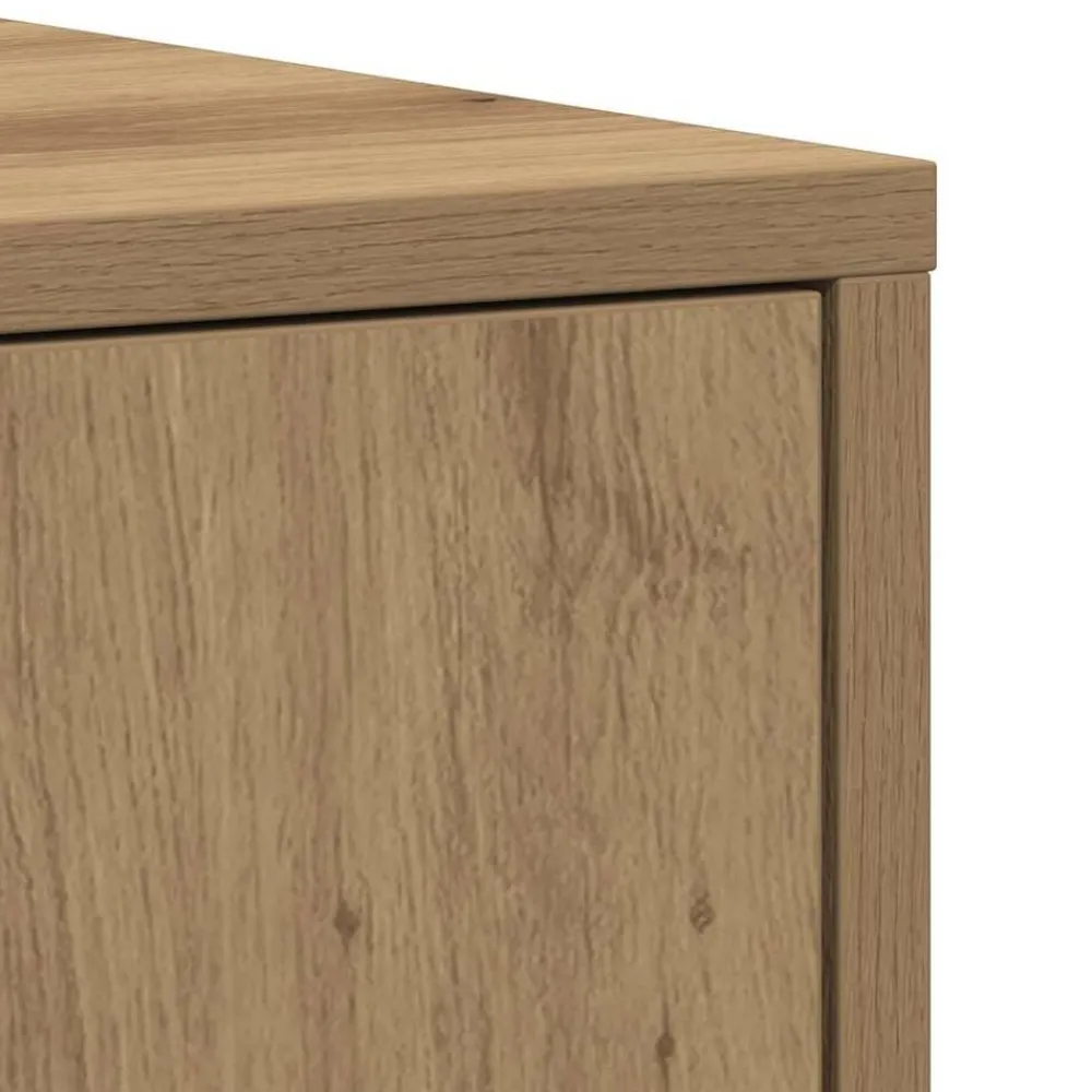 vidaXL Conjuntos De Muebles-Armario de baño madera ingeniería roble artisan 30x30x183,5 cm