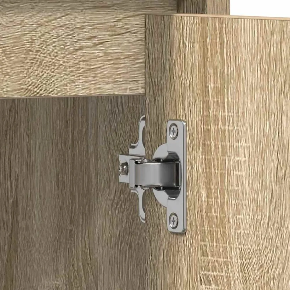 vidaXL Armario de baño madera contrachapada color roble 60x33x61 cm Roble Sonoma Sale