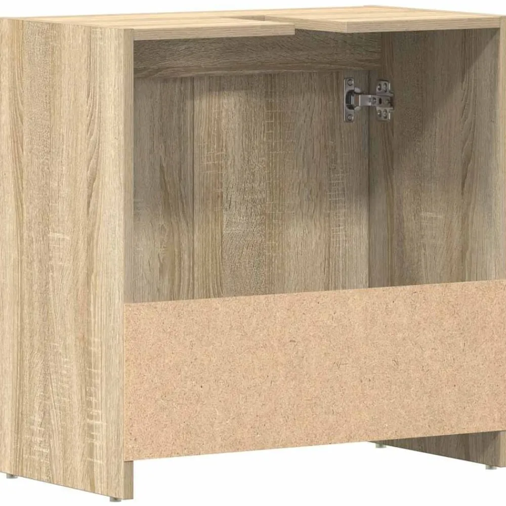 vidaXL Armario de baño madera contrachapada color roble 60x33x61 cm Roble Sonoma Sale