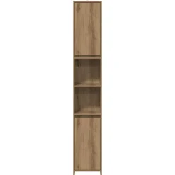 vidaXL Conjuntos De Muebles-Armario de baño madera ingeniería 30x30x183,5 cm