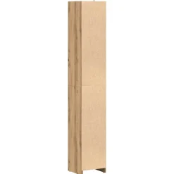 vidaXL Conjuntos De Muebles-Armario de baño madera ingeniería 30x30x183,5 cm