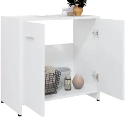 vidaXL Conjuntos De Muebles-Armario de baño madera contrachapada 60x33x61 cm