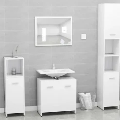 vidaXL Conjuntos De Muebles-Armario de baño madera contrachapada 60x33x61 cm