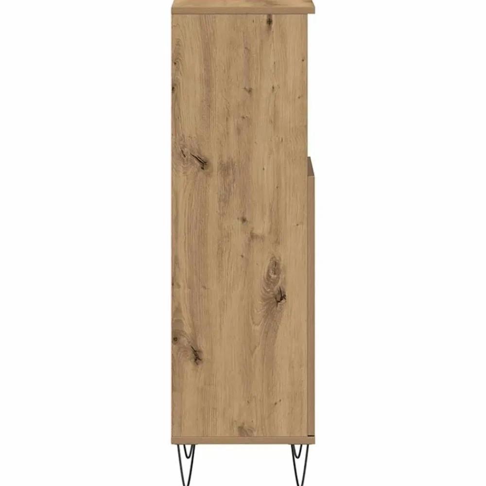 vidaXL Conjuntos De Muebles-Armario de baño madera de ingeniería 30x30x100 cm