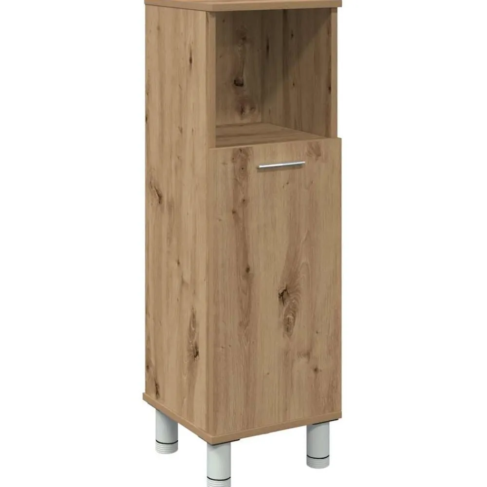 vidaXL Conjuntos De Muebles-Armario de baño madera contrachapada 30x30x95 cm