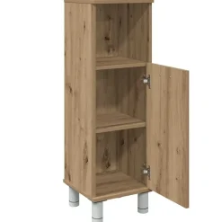 vidaXL Conjuntos De Muebles-Armario de baño madera contrachapada 30x30x95 cm
