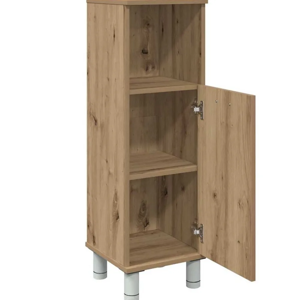 vidaXL Conjuntos De Muebles-Armario de baño madera contrachapada 30x30x95 cm