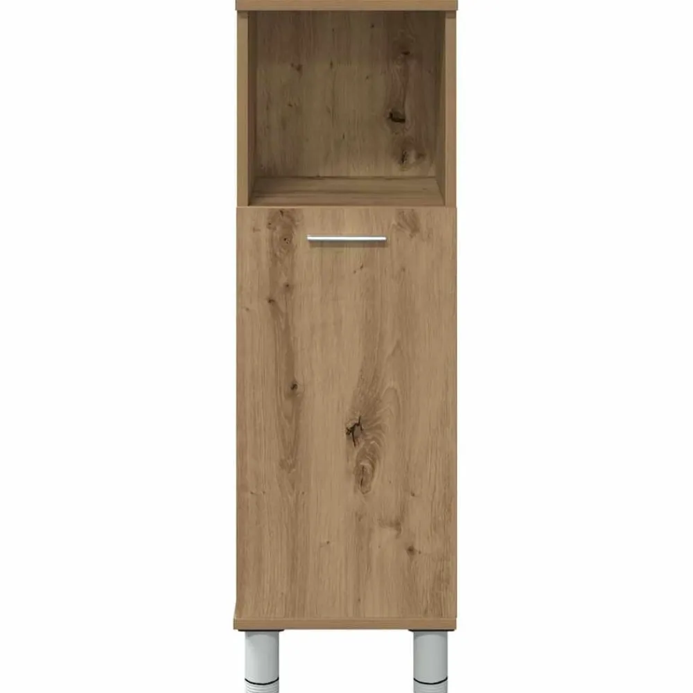 vidaXL Conjuntos De Muebles-Armario de baño madera contrachapada 30x30x95 cm