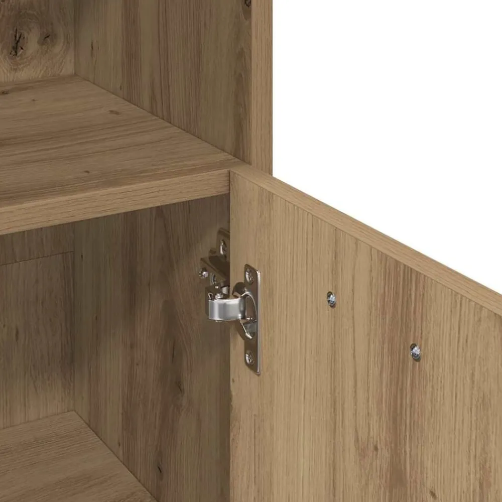 vidaXL Conjuntos De Muebles-Armario de baño madera contrachapada 30x30x95 cm