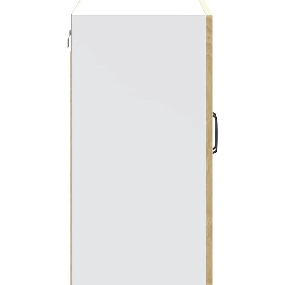 vidaXL Armarios Y Almacenamiento-Armario de cocina de pared con puerta de cristal "Kalmar" de, , madera de ingeniería