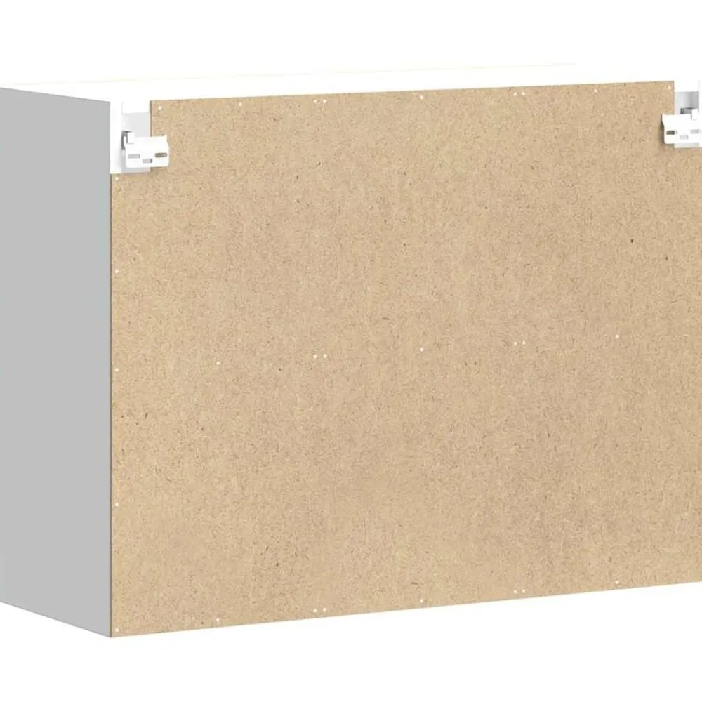 vidaXL Armarios Y Almacenamiento-Armario de cocina de pared con puerta de cristal "Kalmar" de, , madera de ingeniería