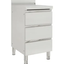 vidaXL Restauración-Armario de cocina comercial con 3 cajones 50x60x96 cm