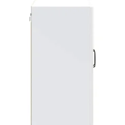 vidaXL Armarios Y Almacenamiento-Armario de cocina de pared con puerta de cristal