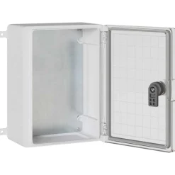 vidaXL Suministros Eléctricos-Armario de Control Gris 28 x 13 x 28 cm Plástico ABS