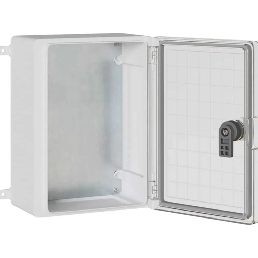 vidaXL Suministros Eléctricos-Armario de Control Gris 28 x 13 x 28 cm Plástico ABS