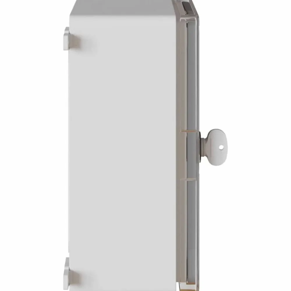 vidaXL Suministros Eléctricos-Armario de Control Gris 28 x 13 x 28 cm Plástico ABS