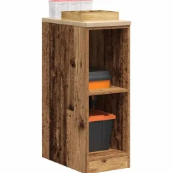 vidaXL Armario de garaje de madera vieja 30x51x85 cm Madera antigua Sale