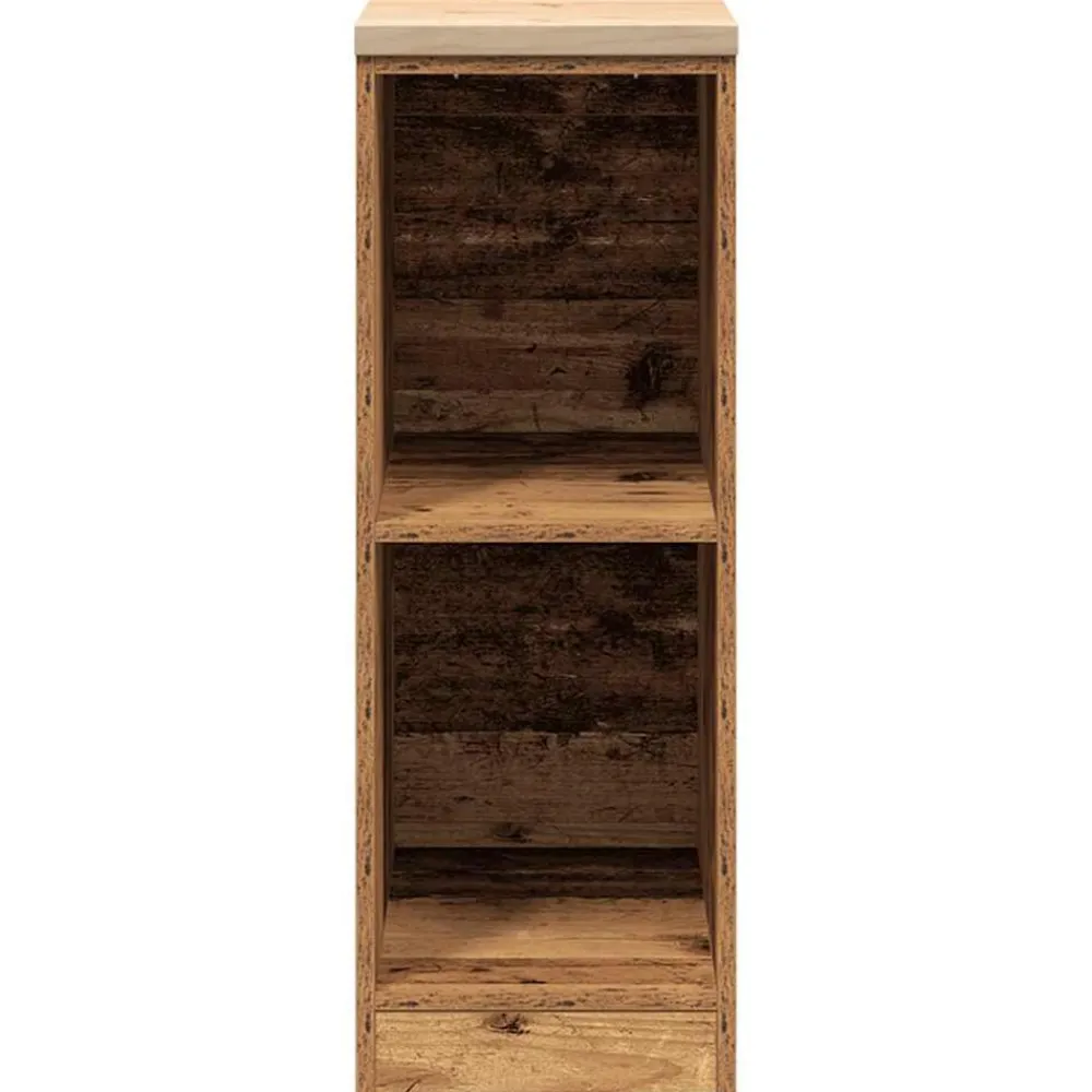 vidaXL Armario de garaje de madera vieja 30x51x85 cm Madera antigua Sale