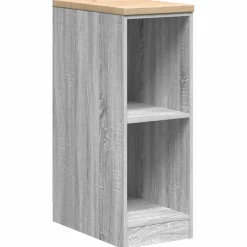 vidaXL Almacenamiento Industrial-Armario de garaje de madera maciza pino 30x51x85 cm