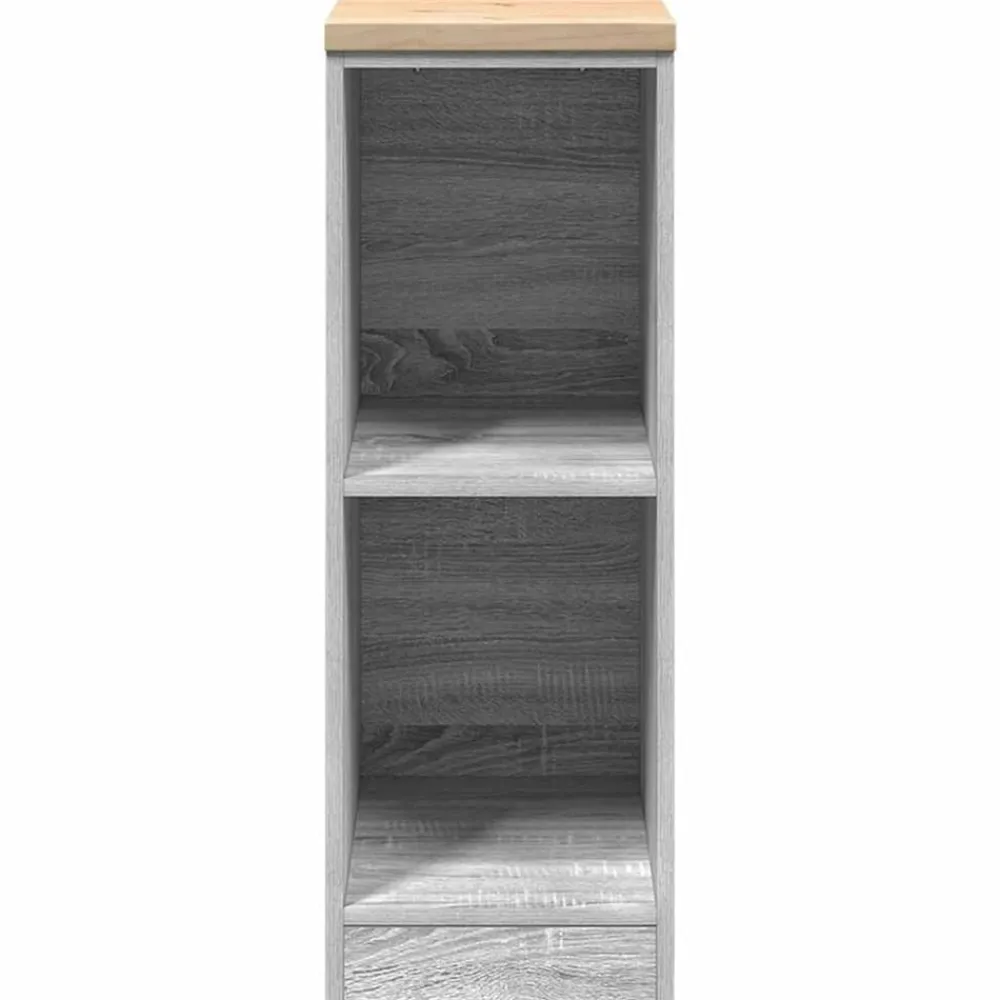 vidaXL Almacenamiento Industrial-Armario de garaje de madera maciza pino 30x51x85 cm
