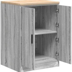 vidaXL Almacenamiento Industrial-Armario de garaje de madera maciza pino 60x51x85 cm