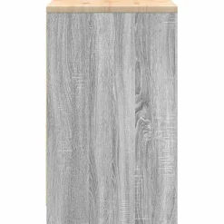 vidaXL Almacenamiento Industrial-Armario de garaje de madera maciza pino 60x51x85 cm