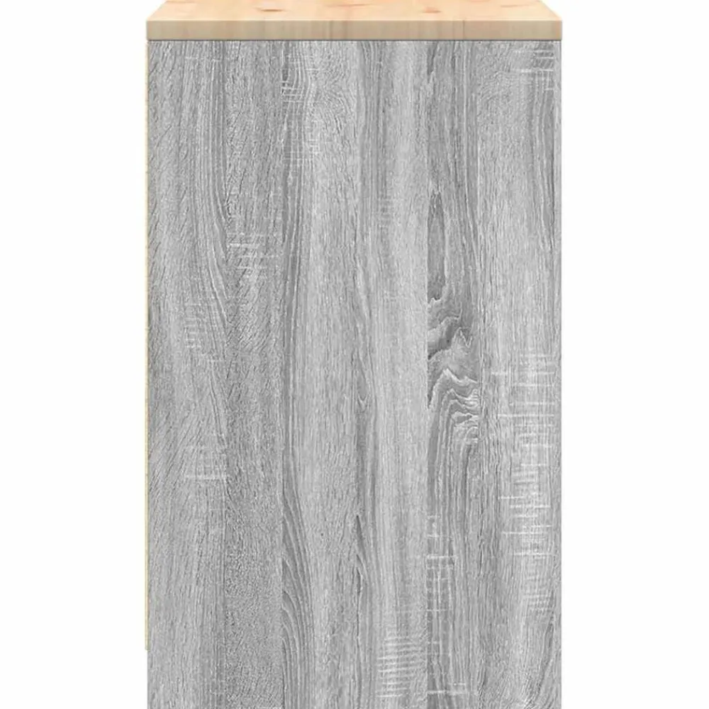 vidaXL Almacenamiento Industrial-Armario de garaje de madera maciza pino 60x51x85 cm