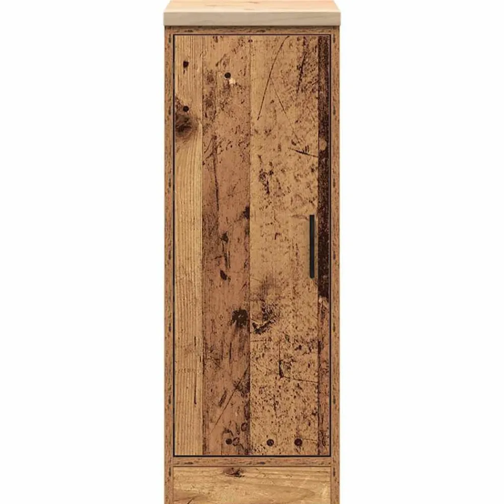 vidaXL Almacenamiento Industrial-Armario de garaje de madera vieja 30x51x85 cm