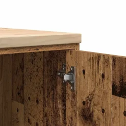 vidaXL Almacenamiento Industrial-Armario de garaje de madera vieja 30x51x85 cm