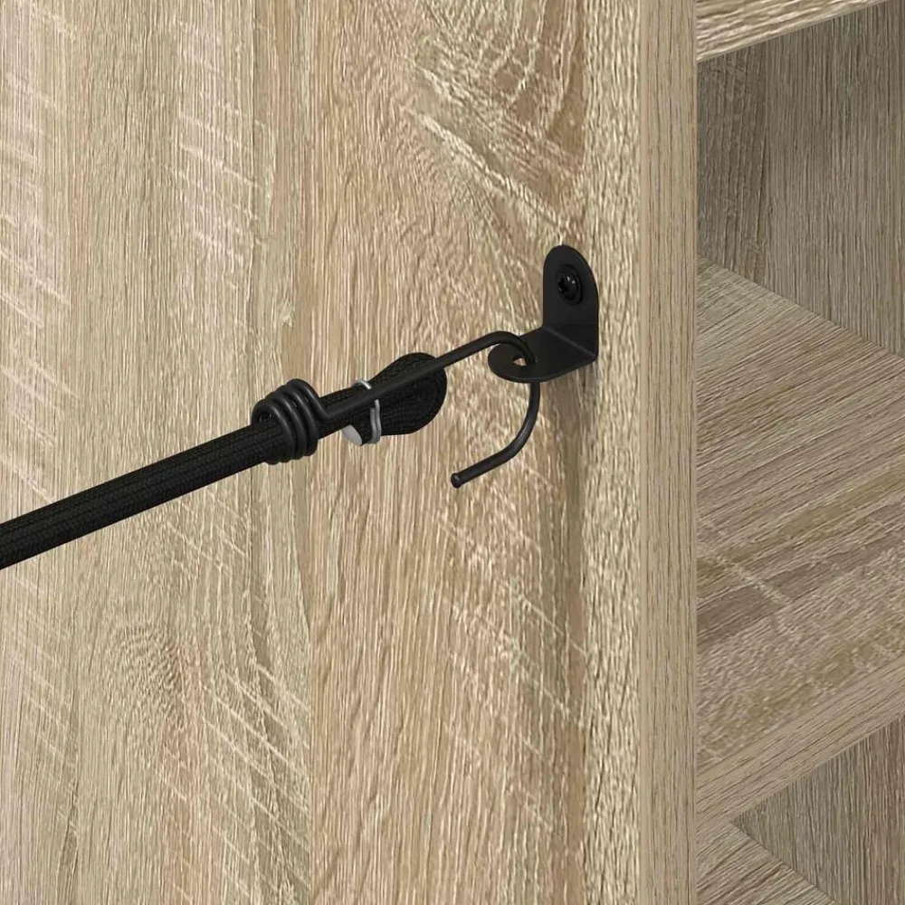 vidaXL Armario de Golf con rueda Liso 65 x 45 x 98 cm Roble Sonoma Outlet