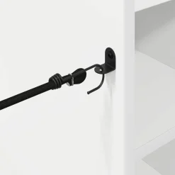 vidaXL Armario de Golf con rueda Liso 65 x 45 x 98 cm White Clearance