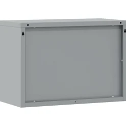 vidaXL Armario de herramientas y Gris 50 x 25 x 35 cm Negro Hot